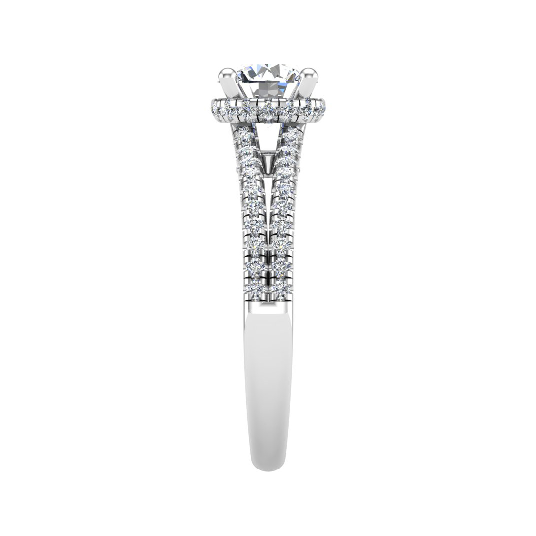 Collins Halo Engagement Ring